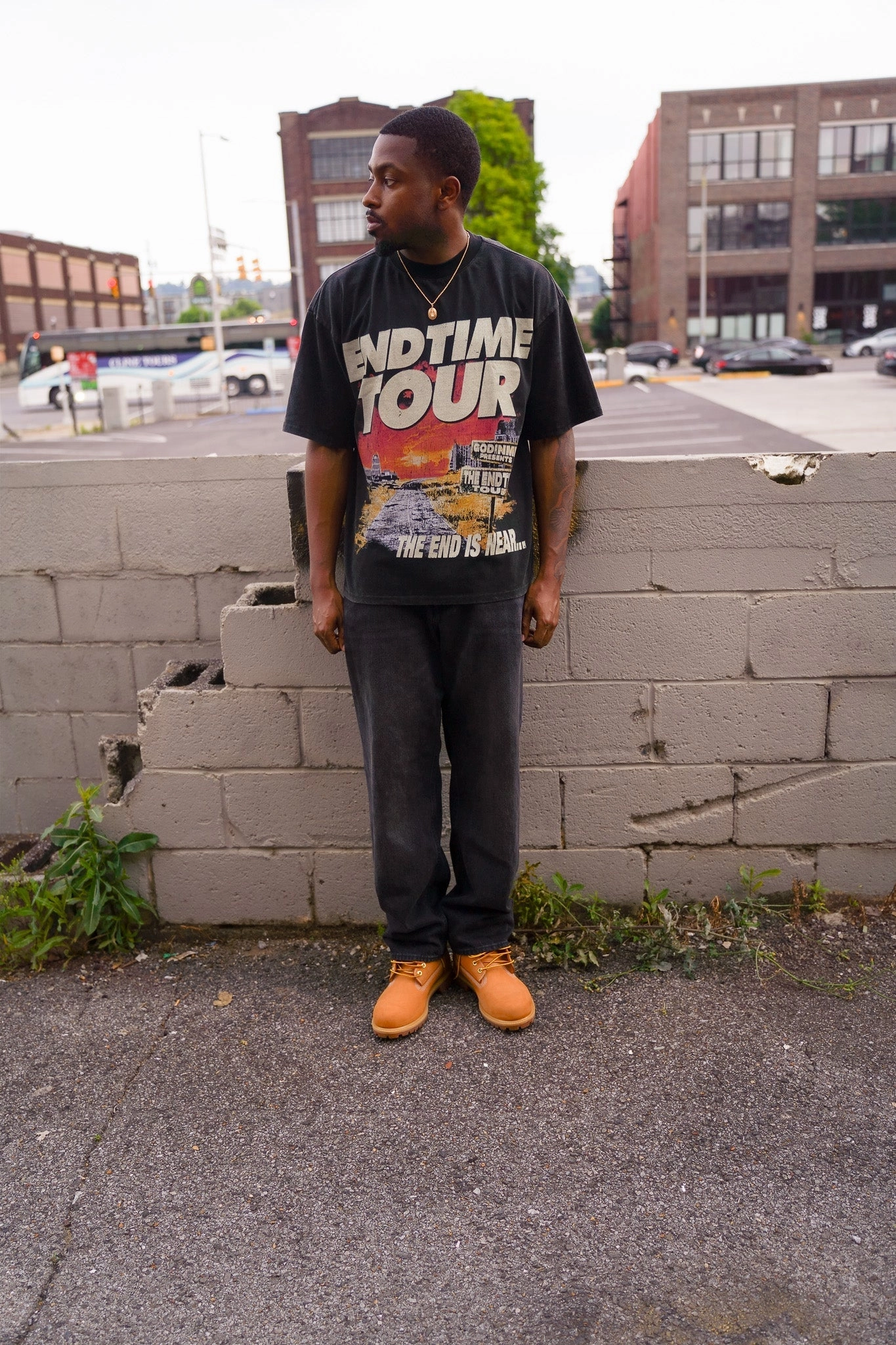 "END TIME TOUR" BOXY TEE