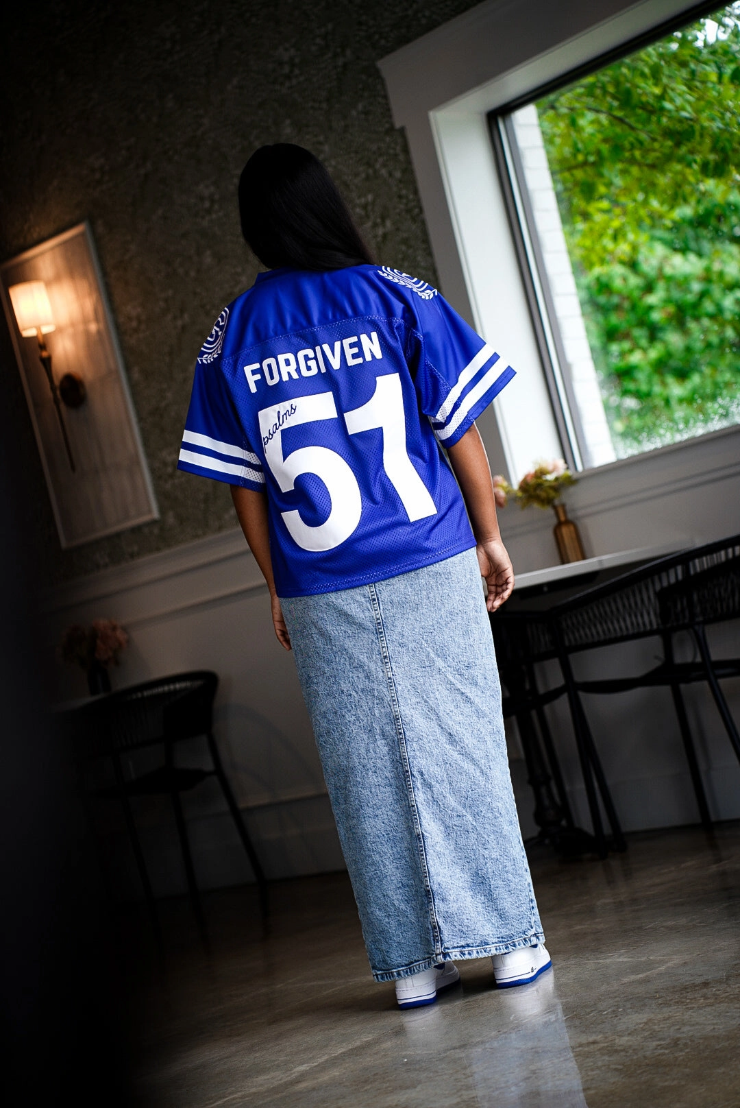 "FORGIVEN" BOXY JERSEY