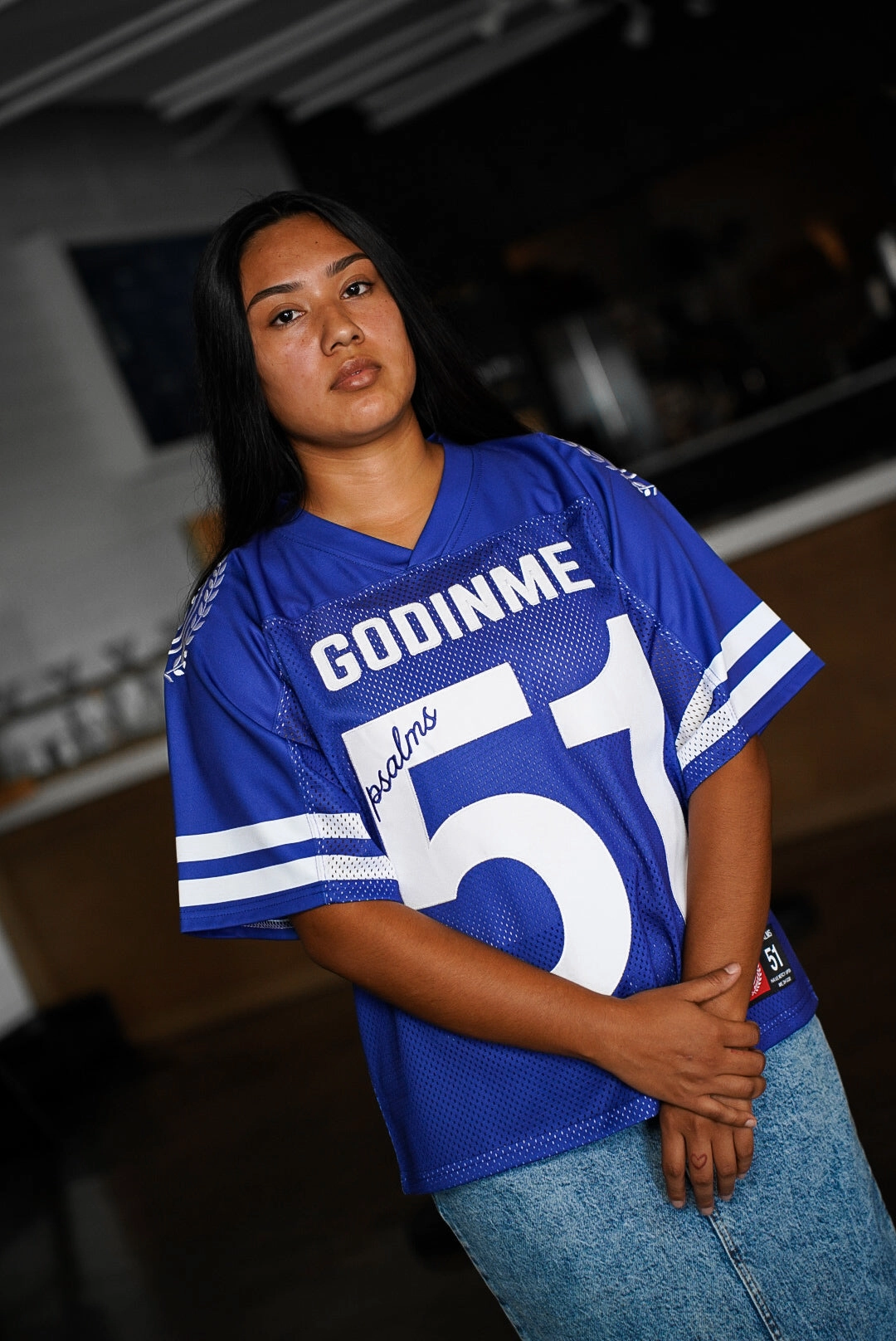 "FORGIVEN" BOXY JERSEY