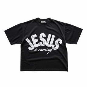 "JESUS IS COMING" BOXY TEE