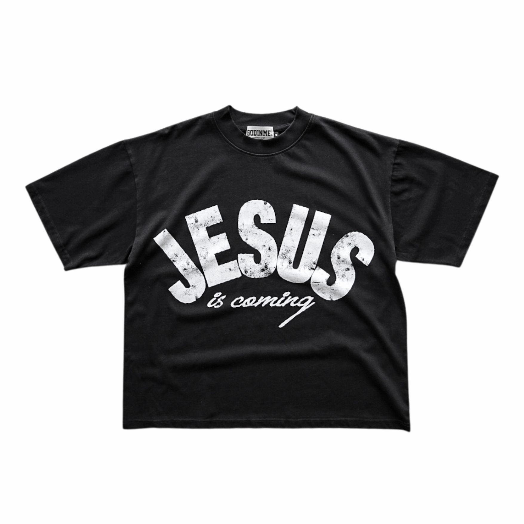 "JESUS IS COMING" BOXY TEE
