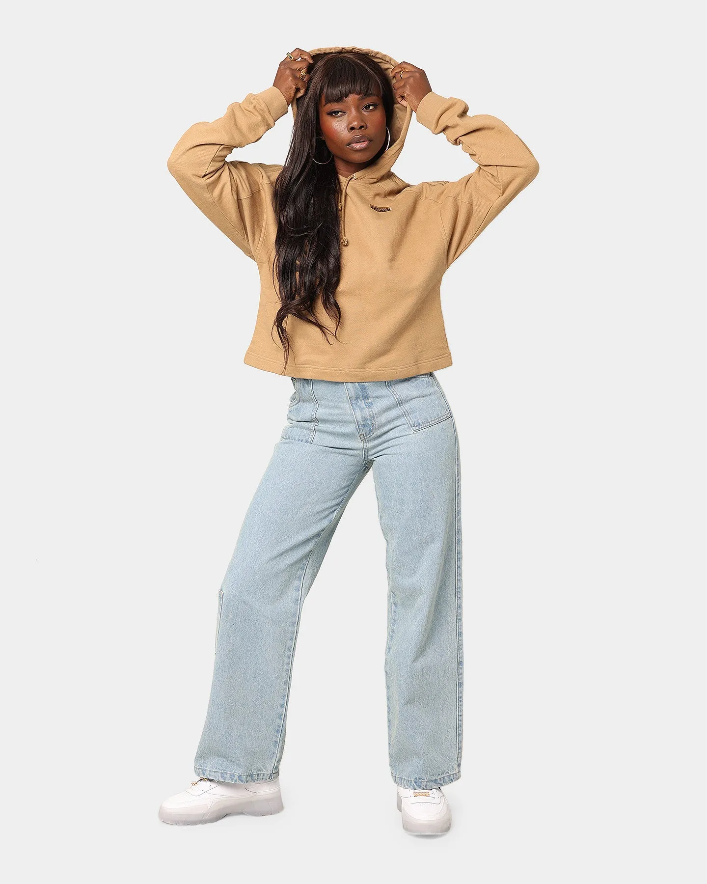 Adidas Women's Hoodie Tan