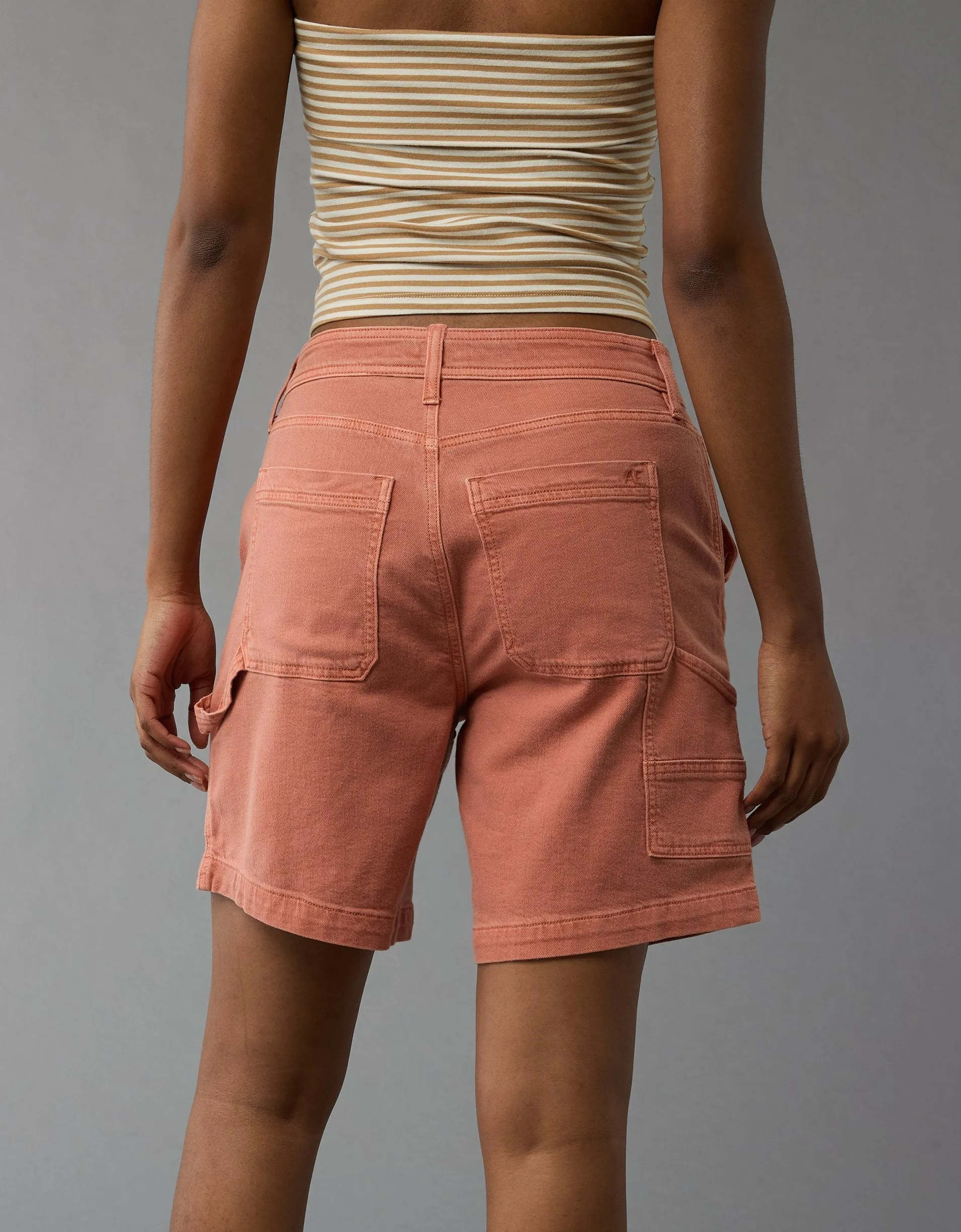 AE Dreamy Drape High-Waisted Carpenter Short