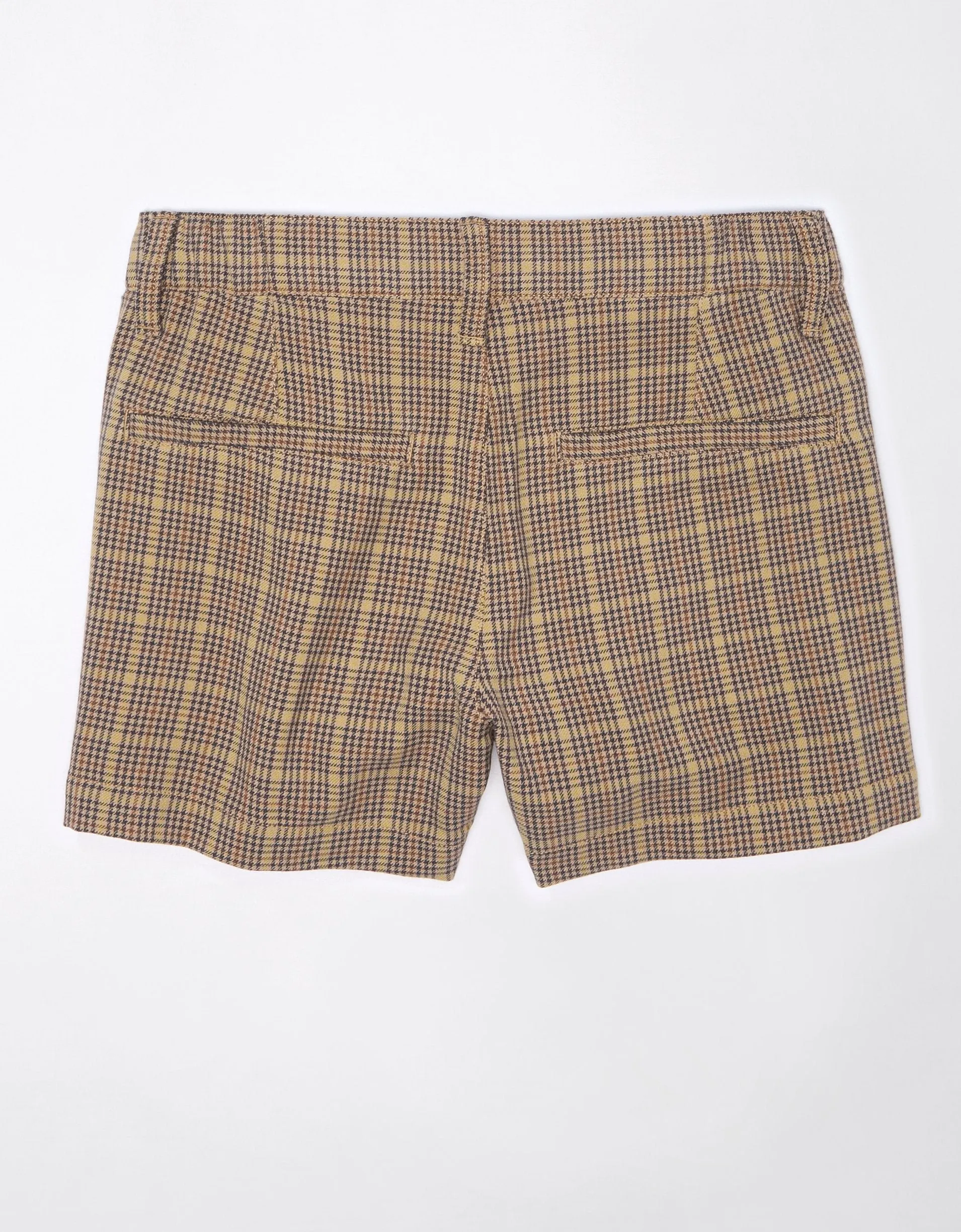 AE High-Waisted Plaid Baggy Trouser Short