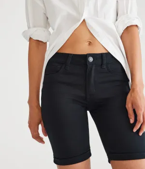 Aeropostale Womens Five-Pocket Uniform Bermuda Shorts