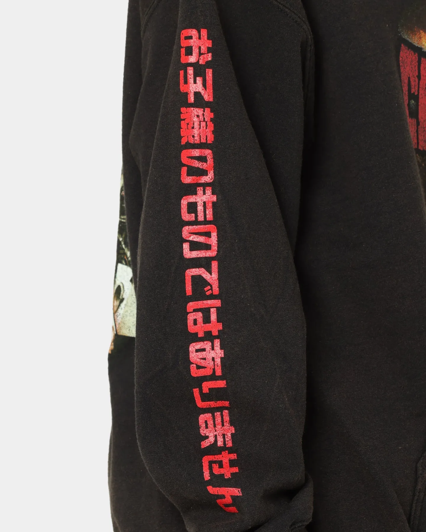 American Thrift Chicken Boom Vintage Hoodie Black Wash