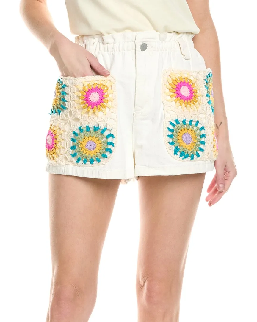Blank NYC Crocheted Pocket Short