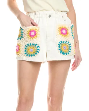 Blank NYC Crocheted Pocket Short
