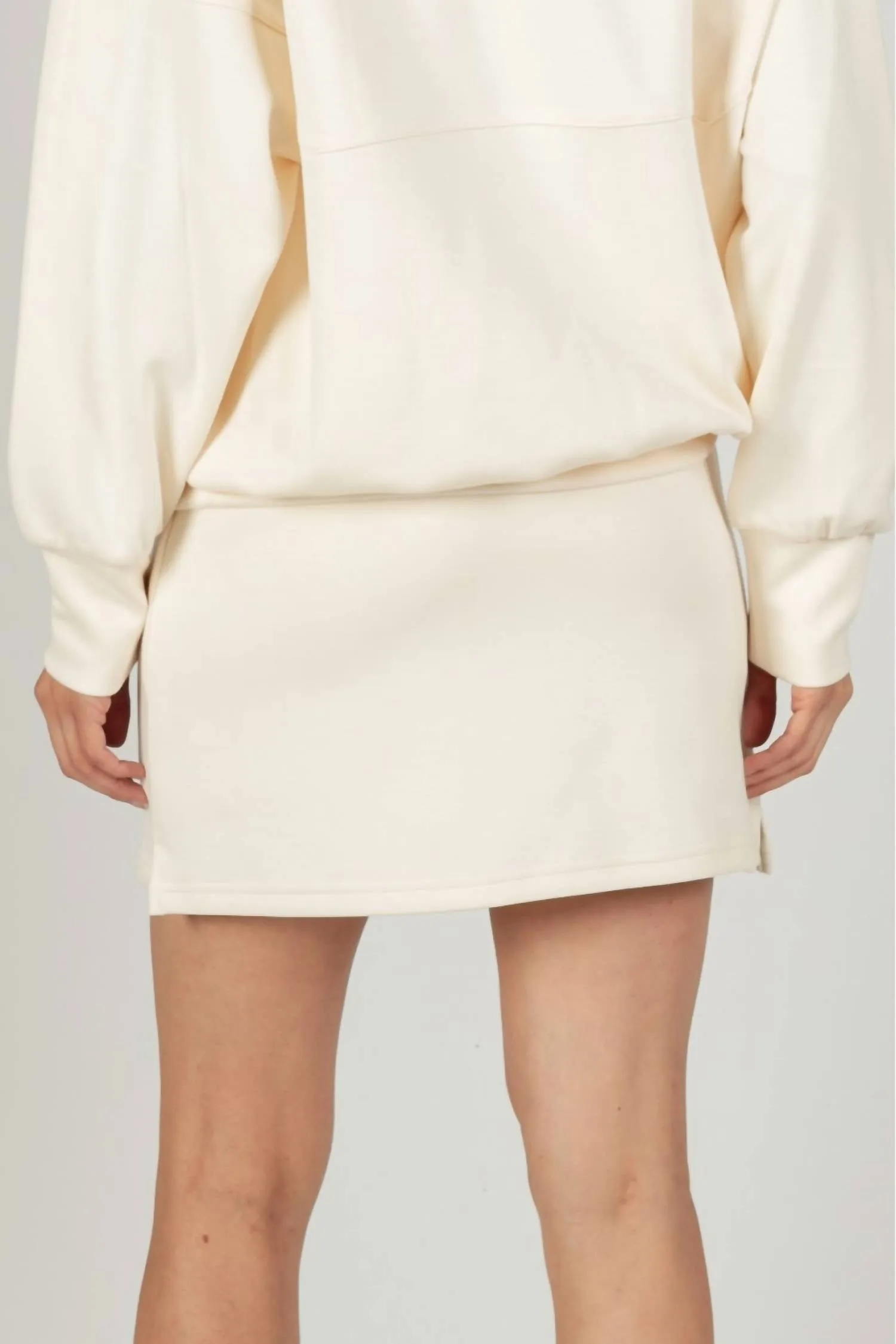 Butter Modal Mini Skort In White