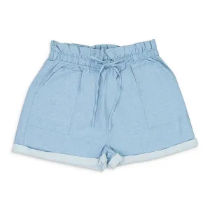 CALLIPYGIAN PAPERBAG BLUE SHORTS