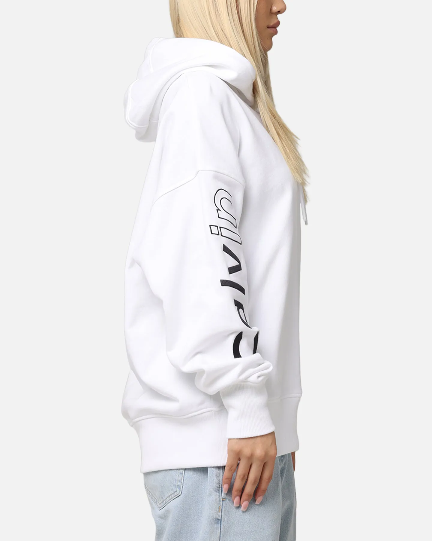 Calvin Klein Blocking Graphic Hoodie Bright White