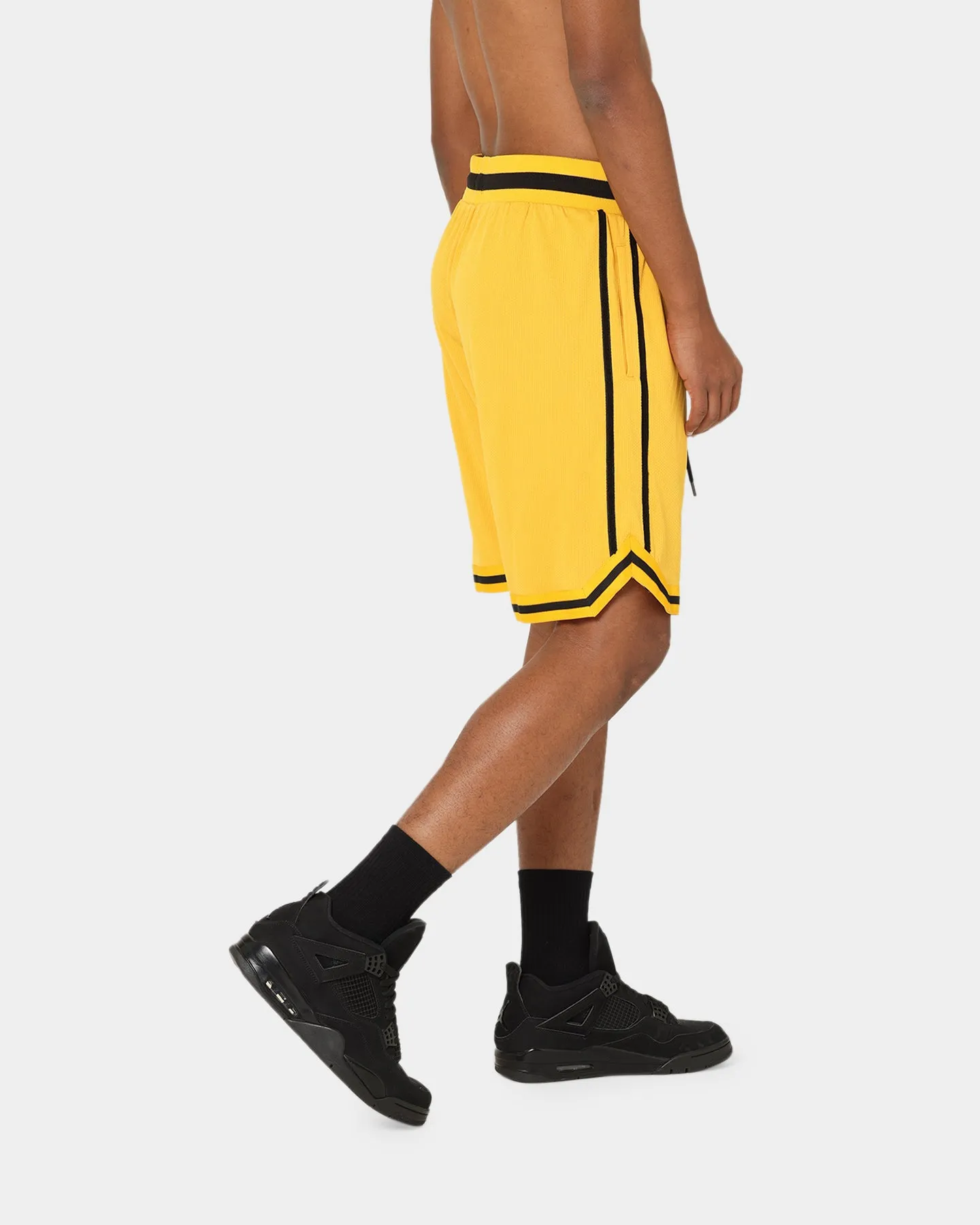 Carr Cours Basketball Shorts Yellow