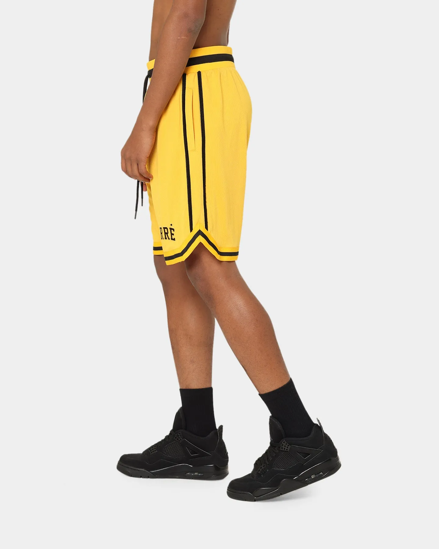 Carr Cours Basketball Shorts Yellow