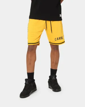 Carr Cours Basketball Shorts Yellow