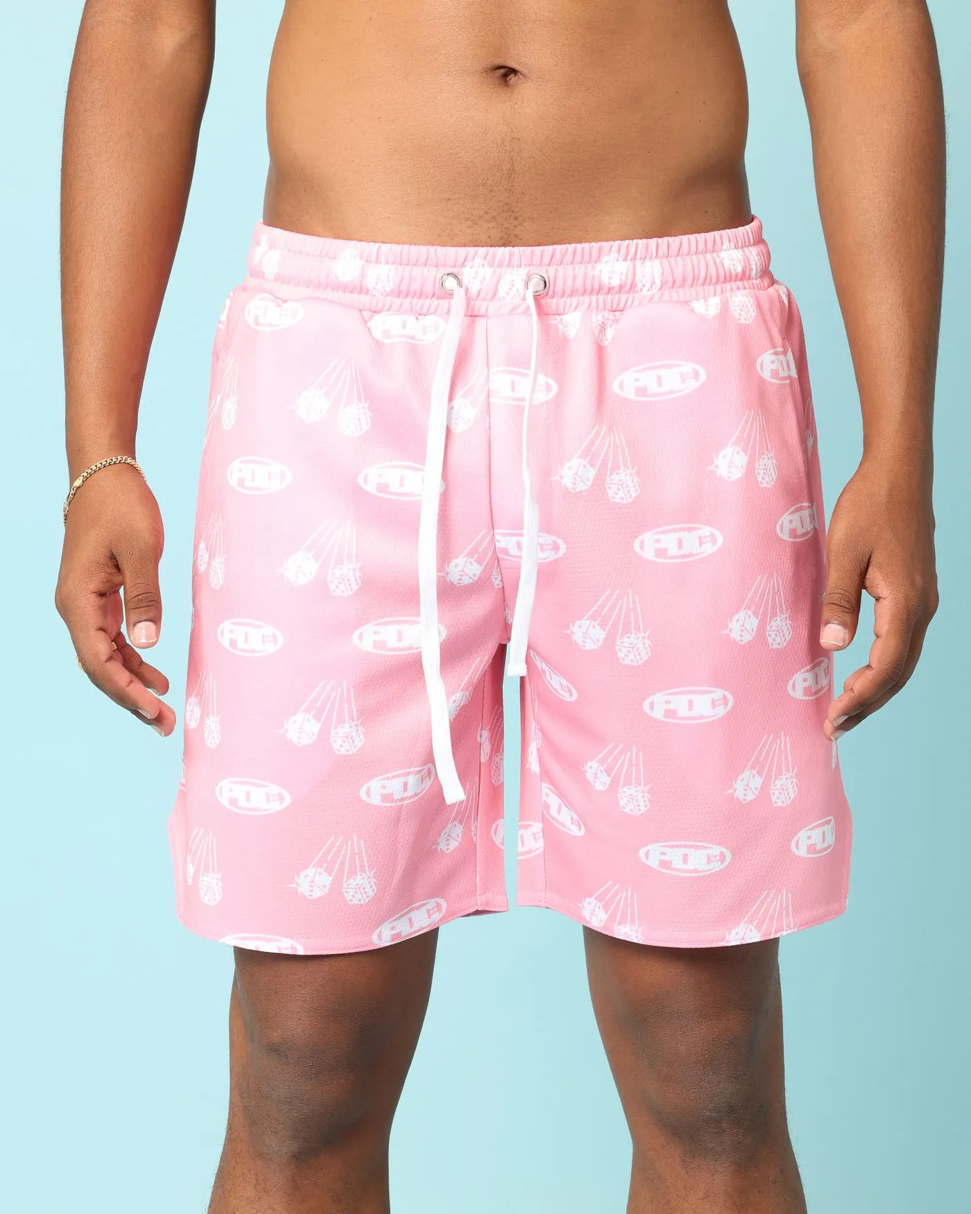 Carr Dice Club Shorts Pink