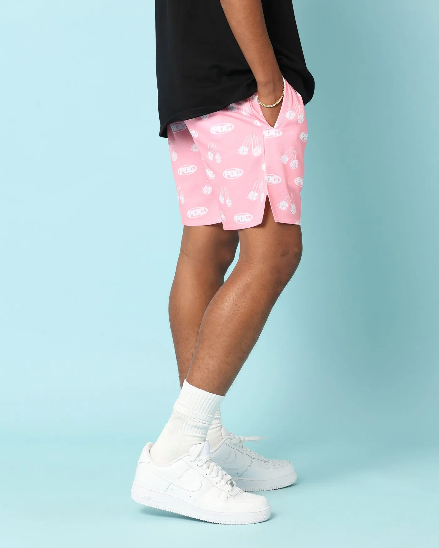 Carr Dice Club Shorts Pink