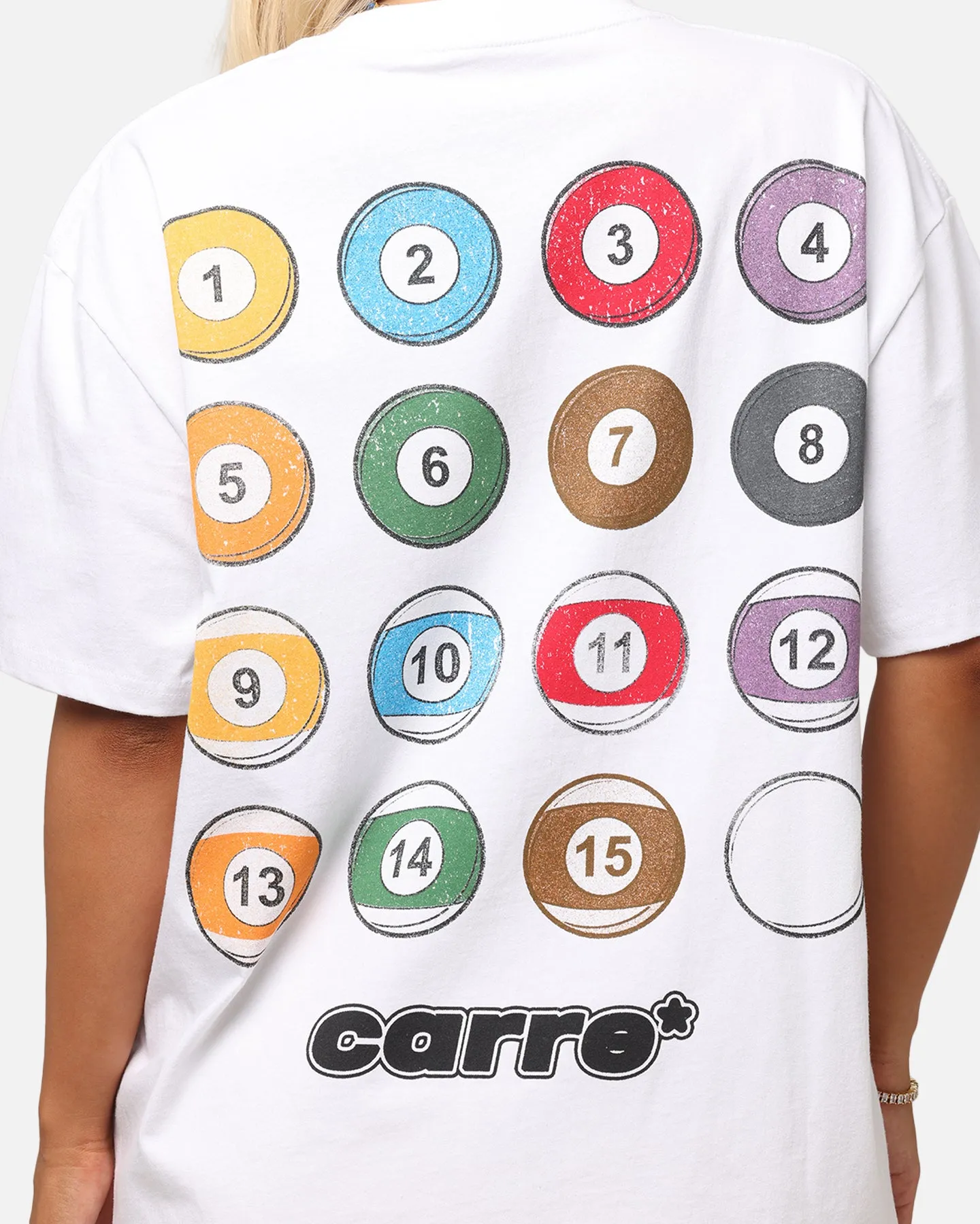 Carre Break T-Shirt White