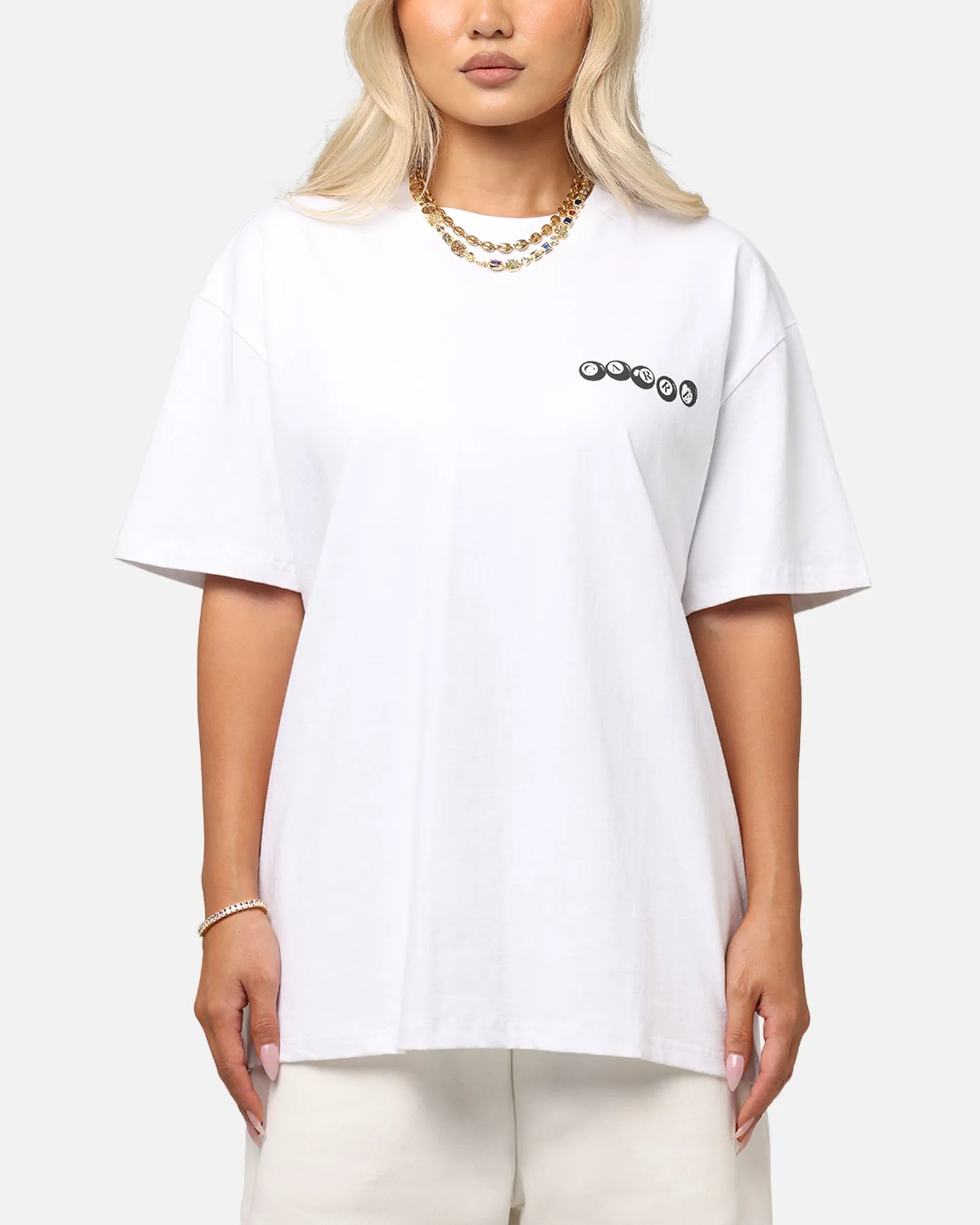 Carre Break T-Shirt White