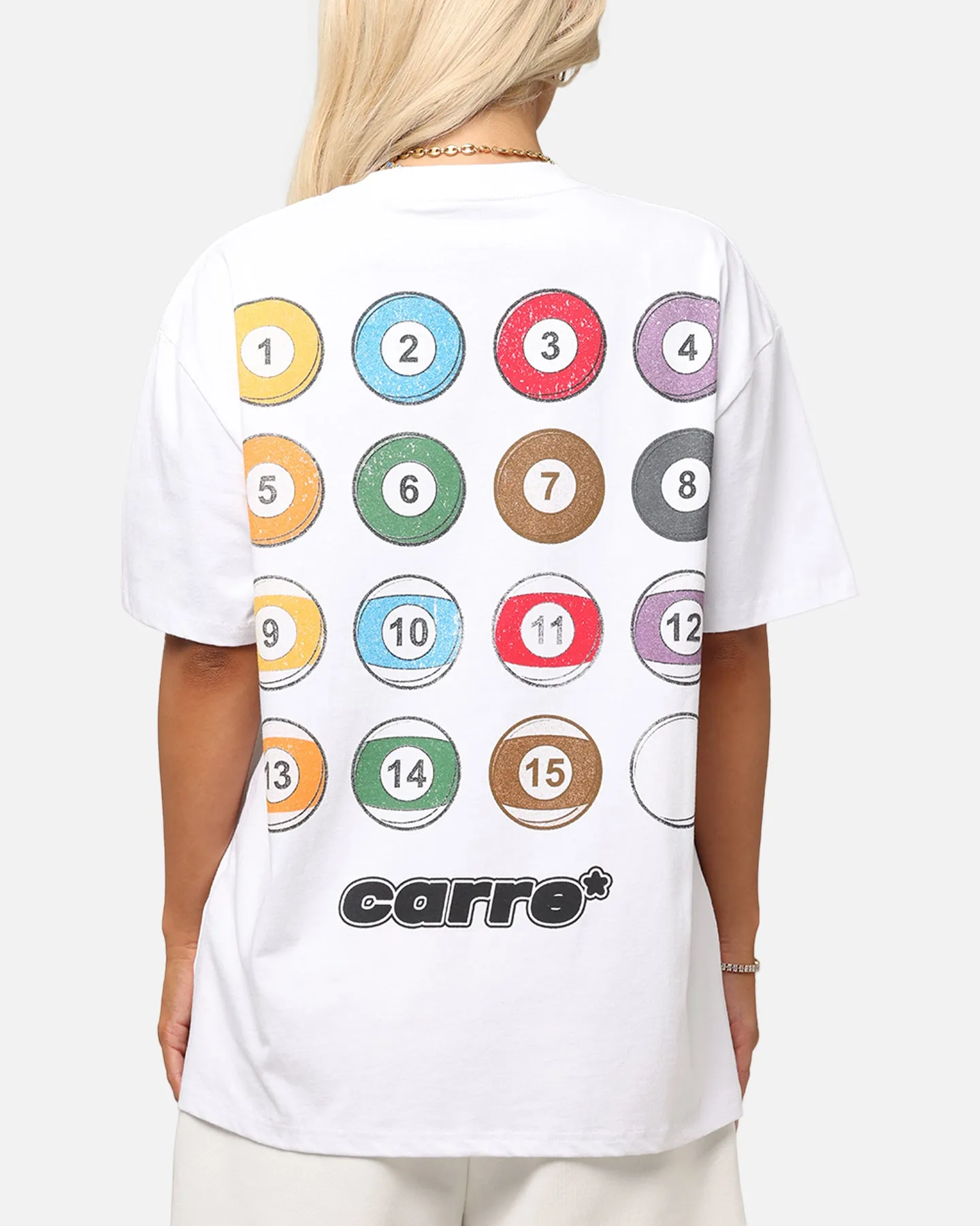 Carre Break T-Shirt White