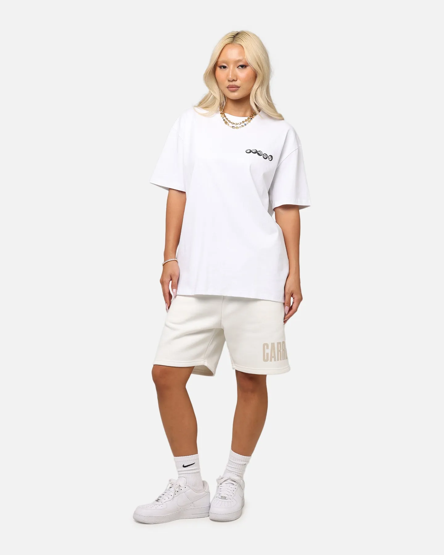 Carre Break T-Shirt White