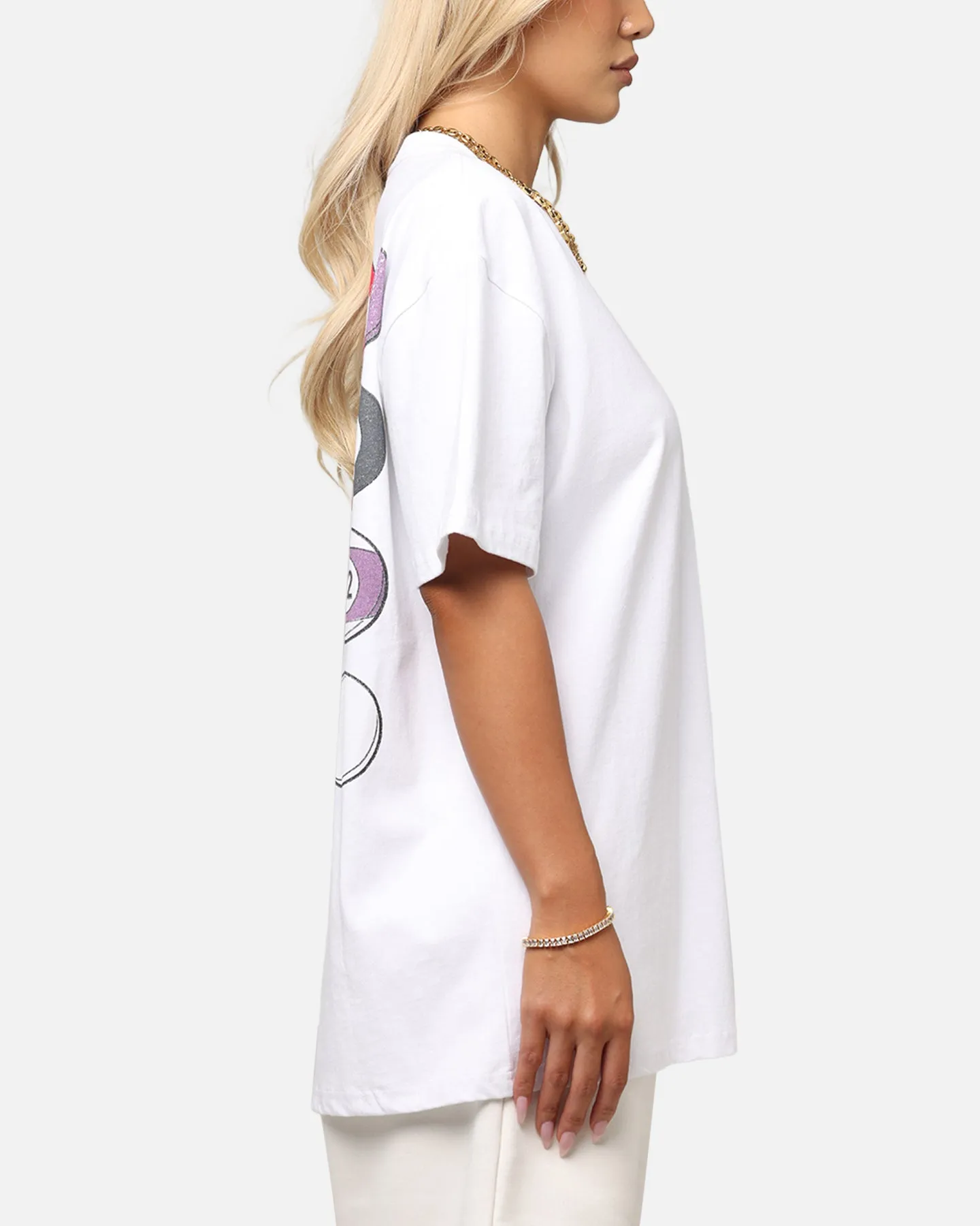 Carre Break T-Shirt White