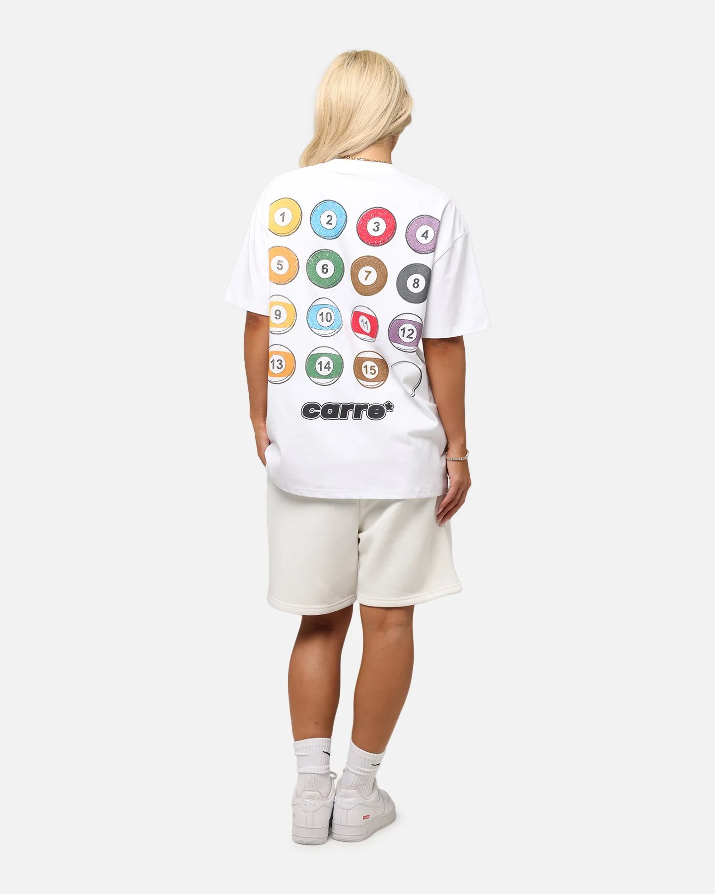 Carre Break T-Shirt White