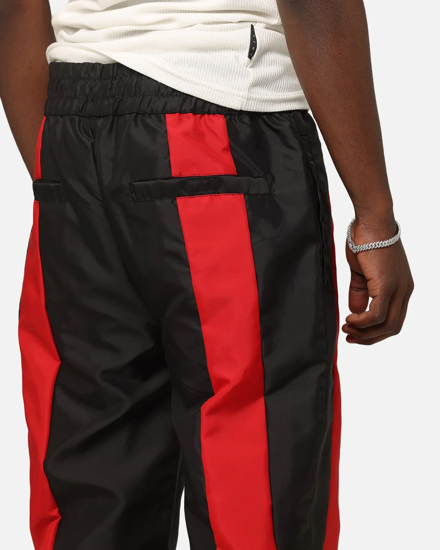 Carre Empire Panelled Trackpant Black/Red