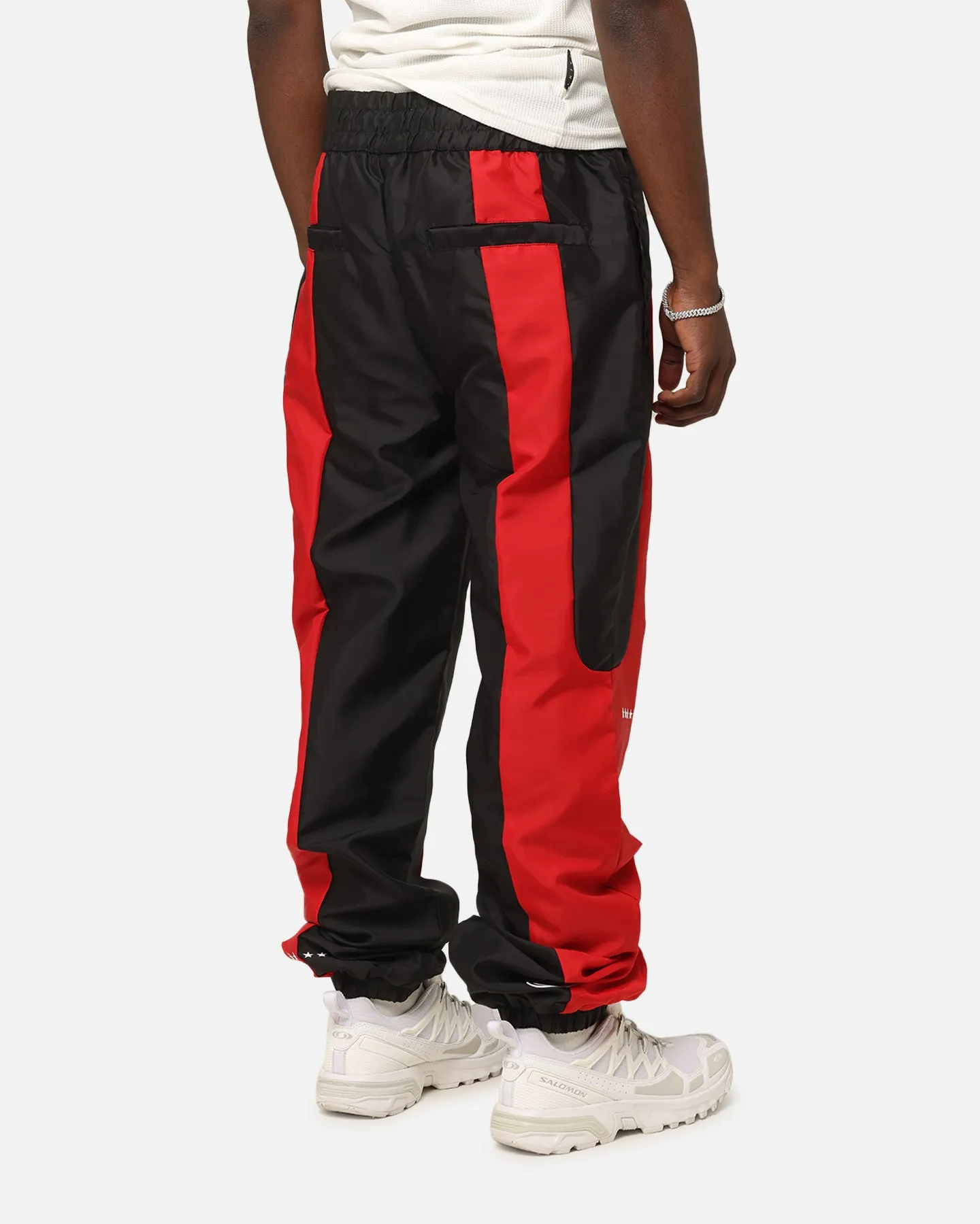 Carre Empire Panelled Trackpant Black/Red