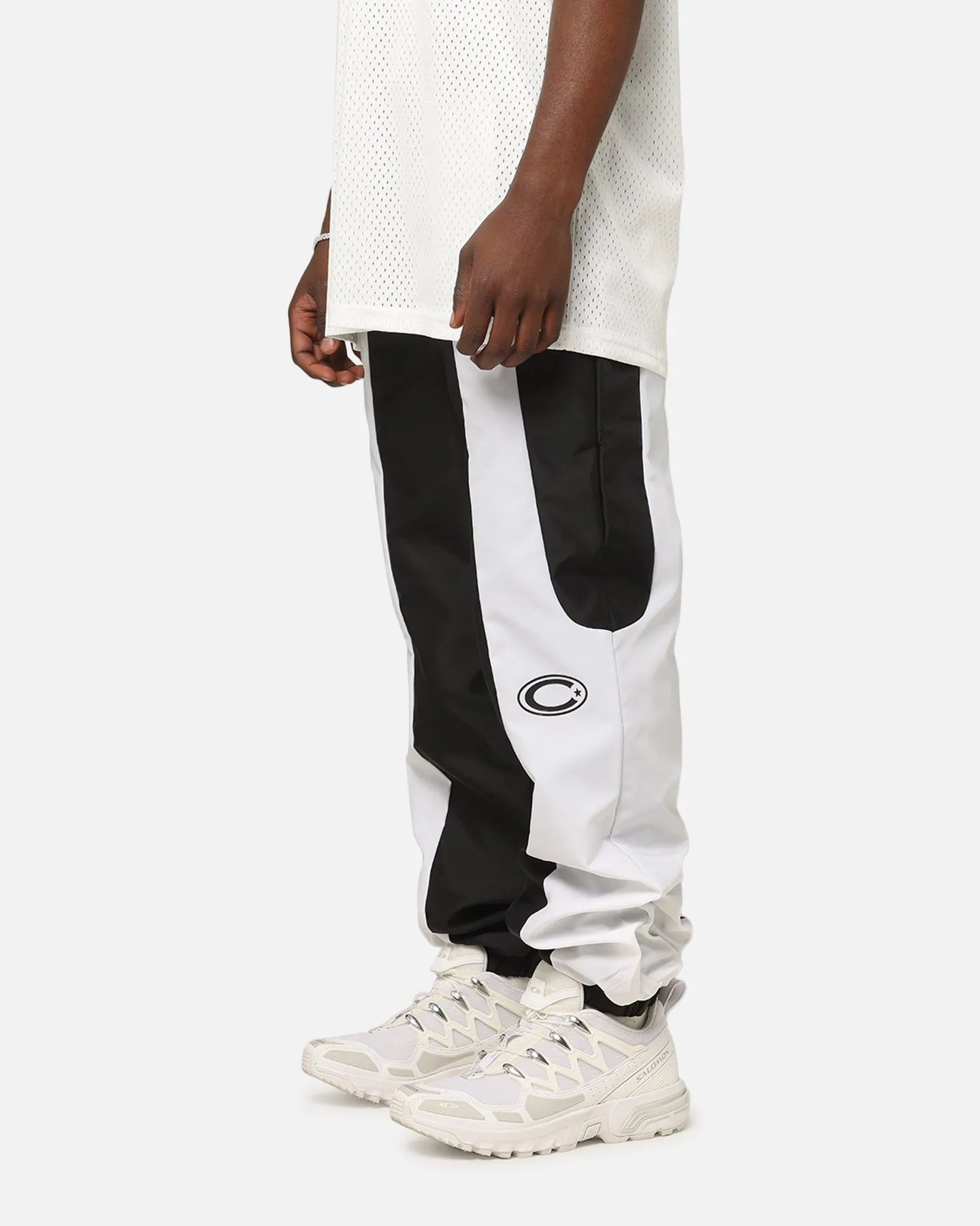 Carre Empire Panelled Trackpant Black/White
