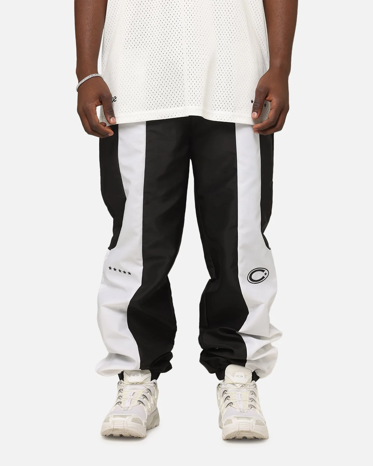 Carre Empire Panelled Trackpant Black/White