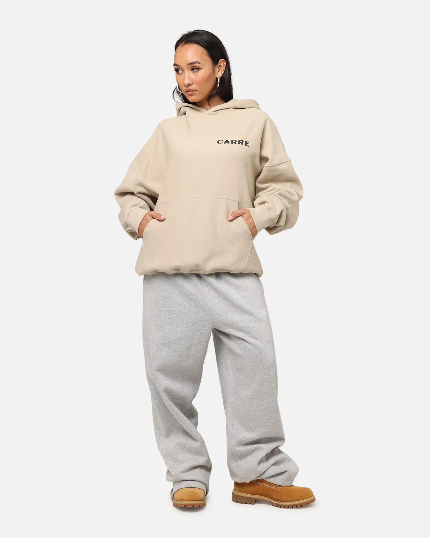 Carre Level Up Hoodie Stone