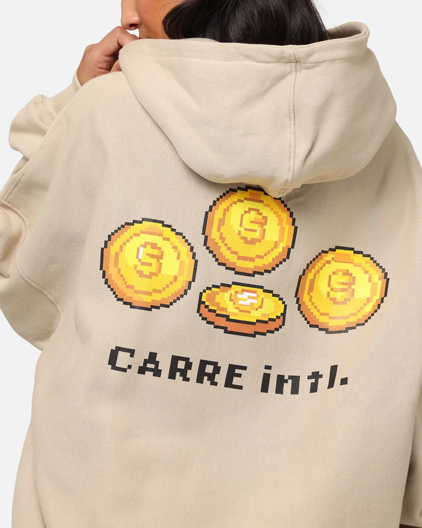 Carre Level Up Hoodie Stone