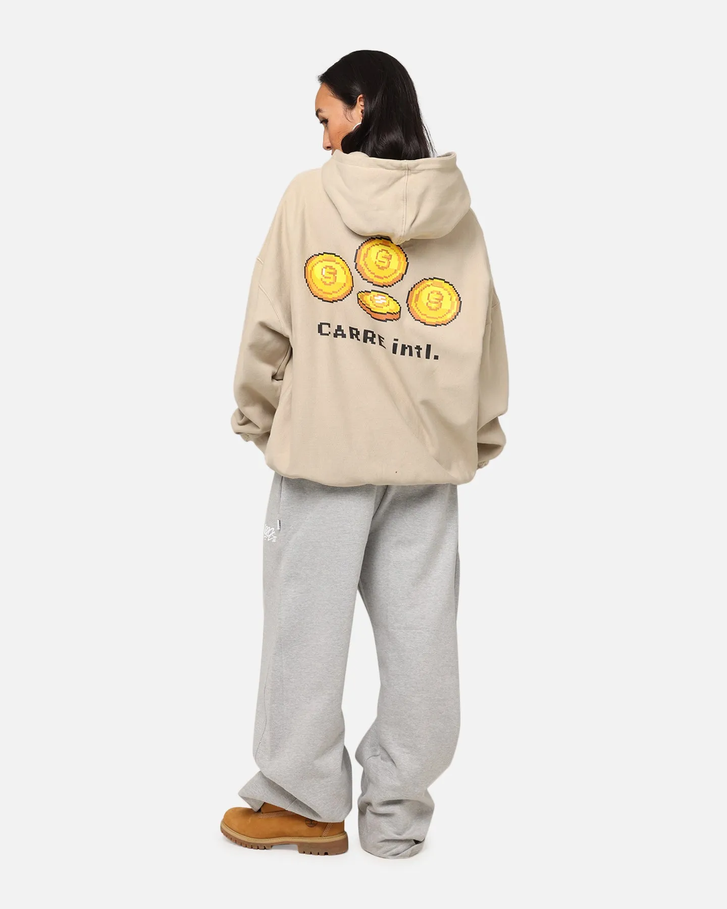 Carre Level Up Hoodie Stone