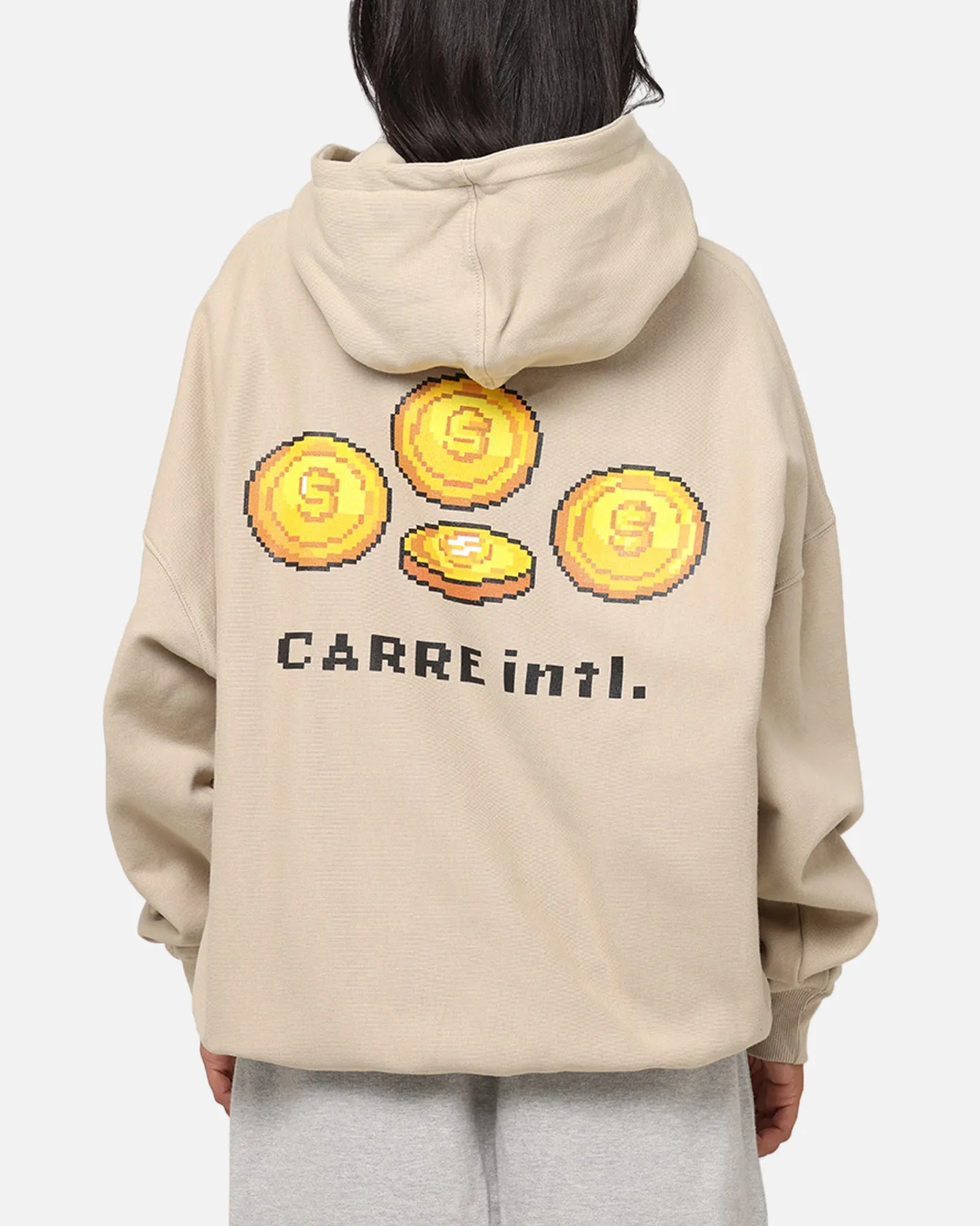 Carre Level Up Hoodie Stone