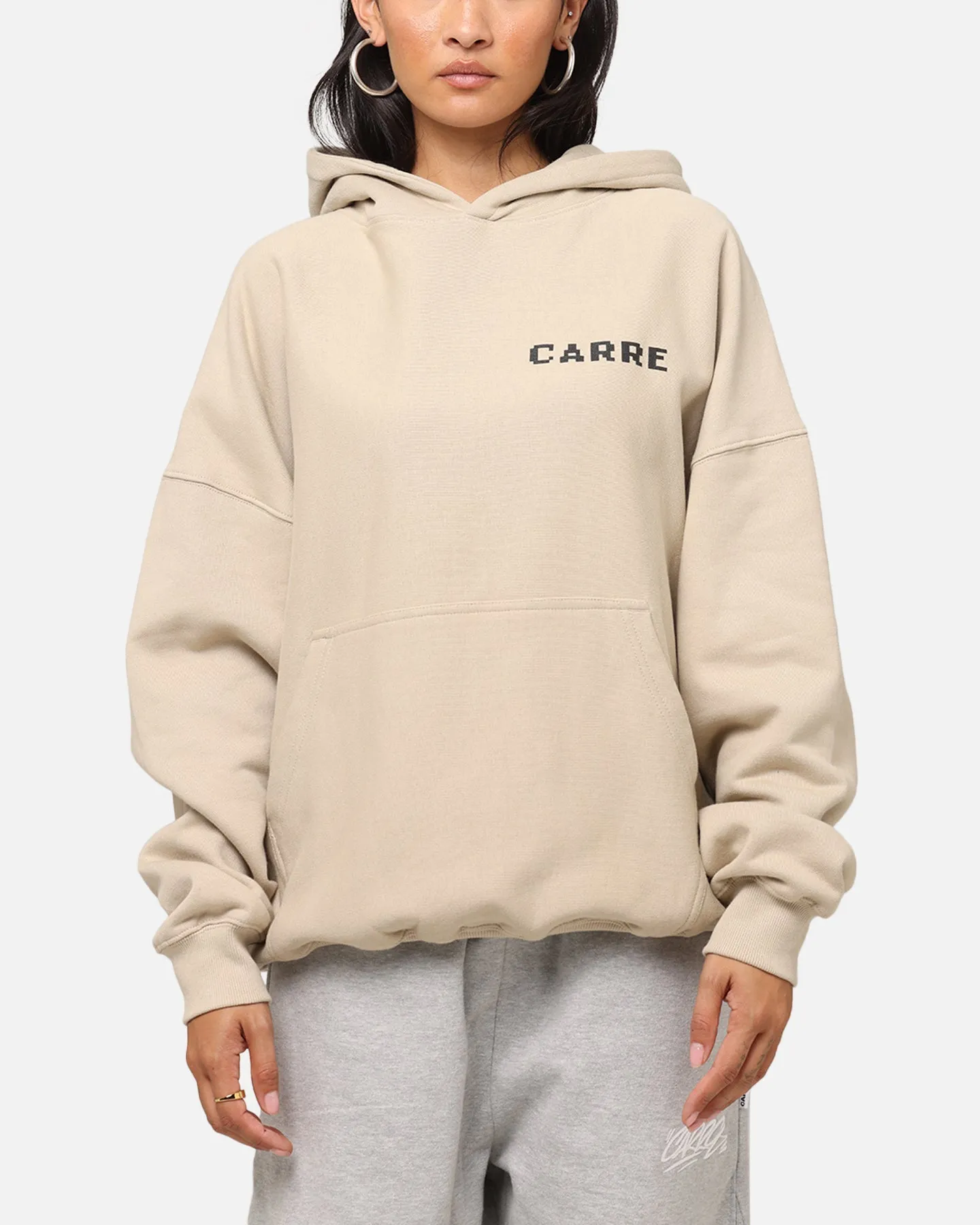 Carre Level Up Hoodie Stone