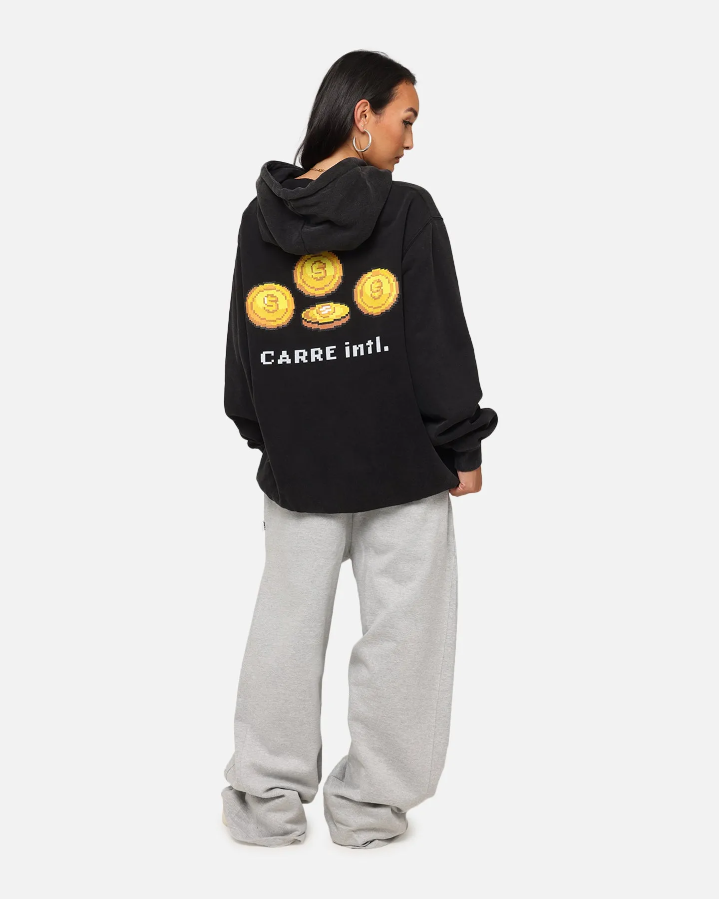 Carre Level Up Hoodie Vintage Black