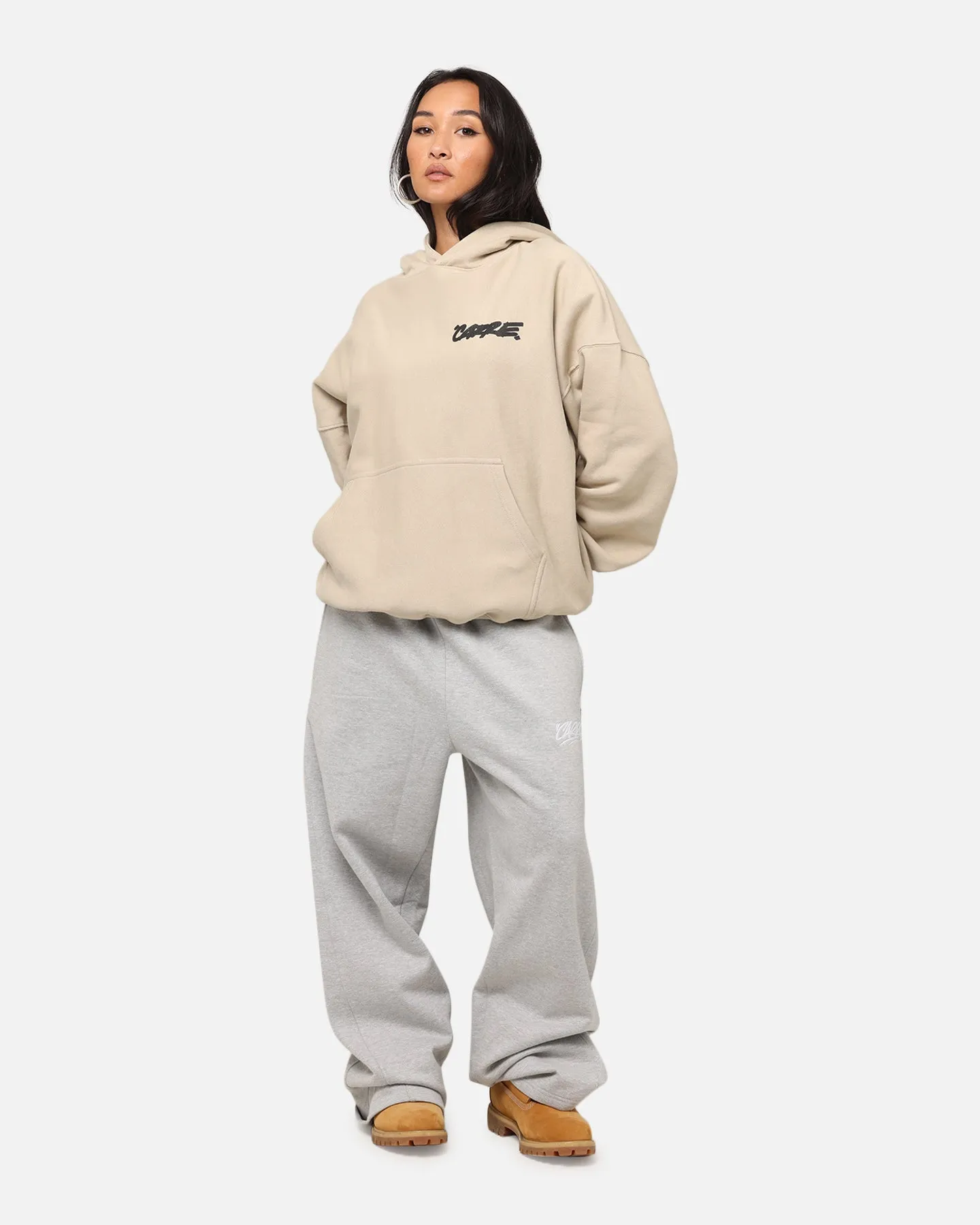 Carre Passport Hoodie Stone