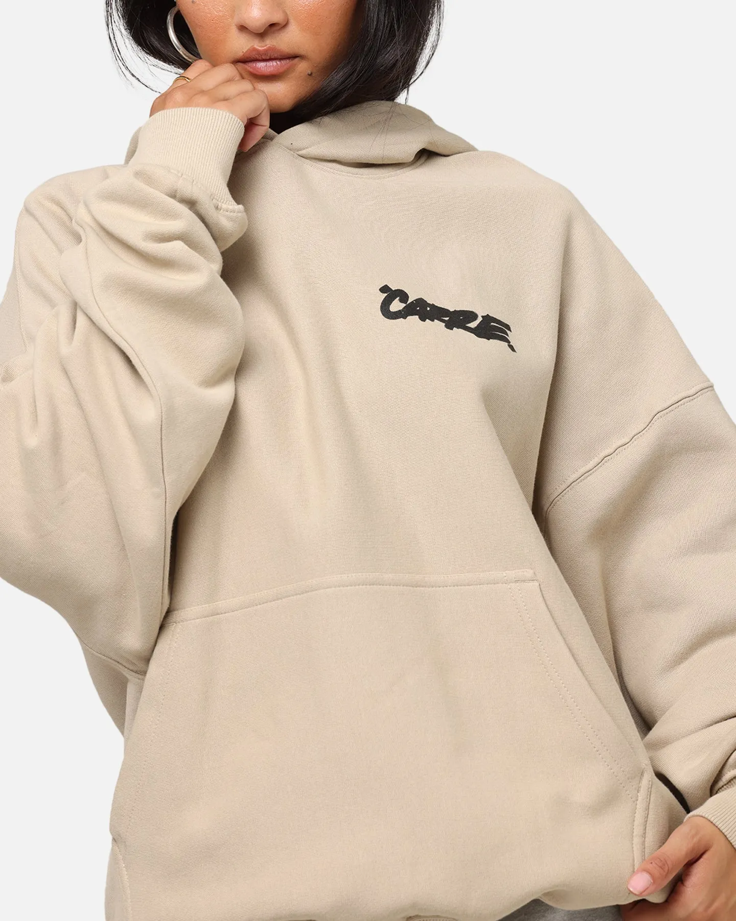 Carre Passport Hoodie Stone
