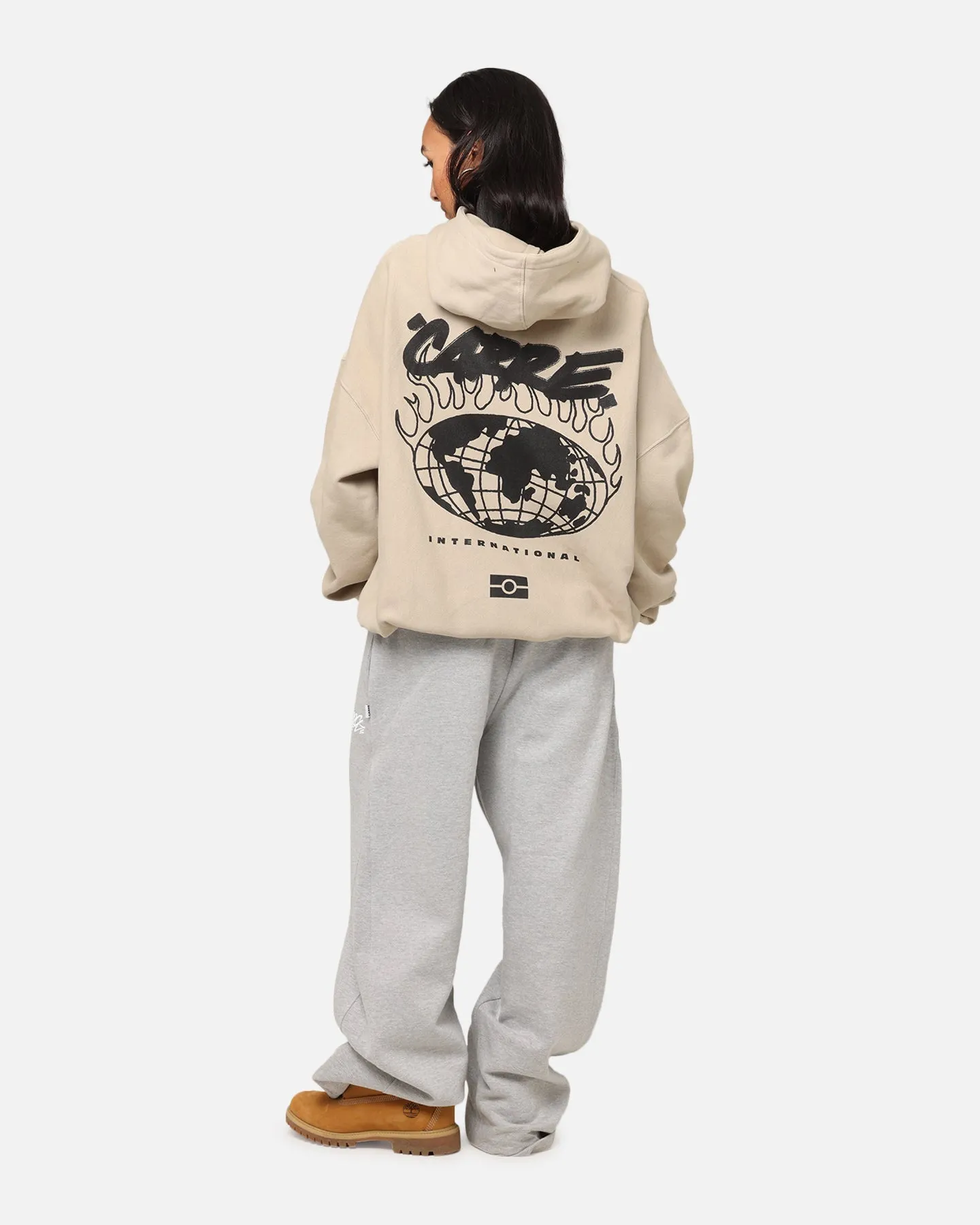 Carre Passport Hoodie Stone