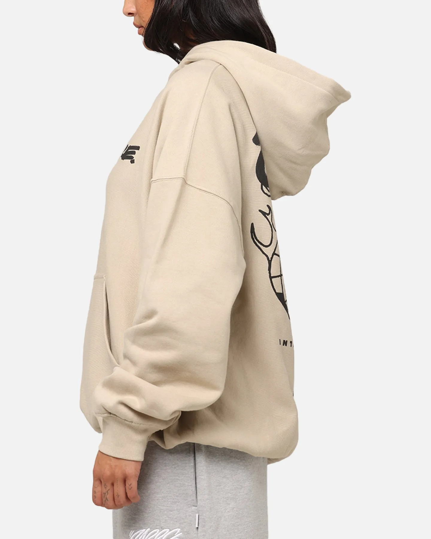 Carre Passport Hoodie Stone