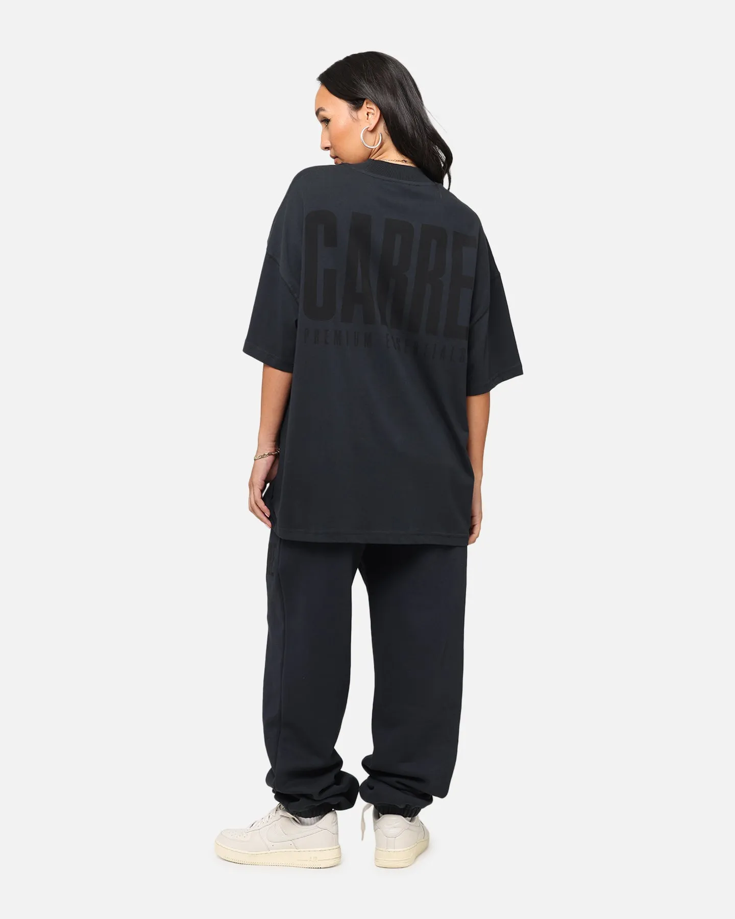 Carre Premium Essentials T-Shirt Steel/Black