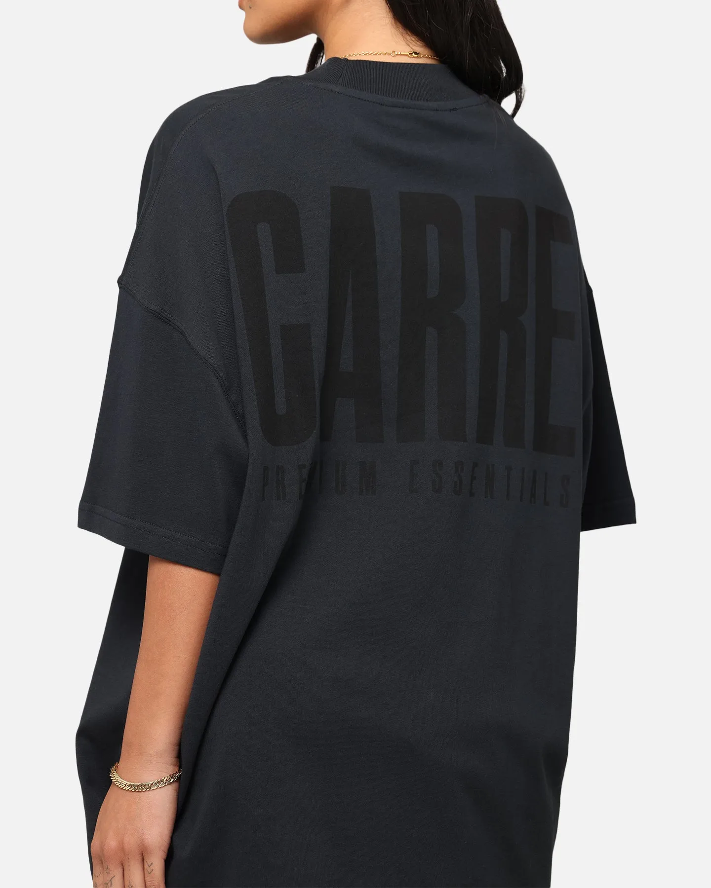 Carre Premium Essentials T-Shirt Steel/Black