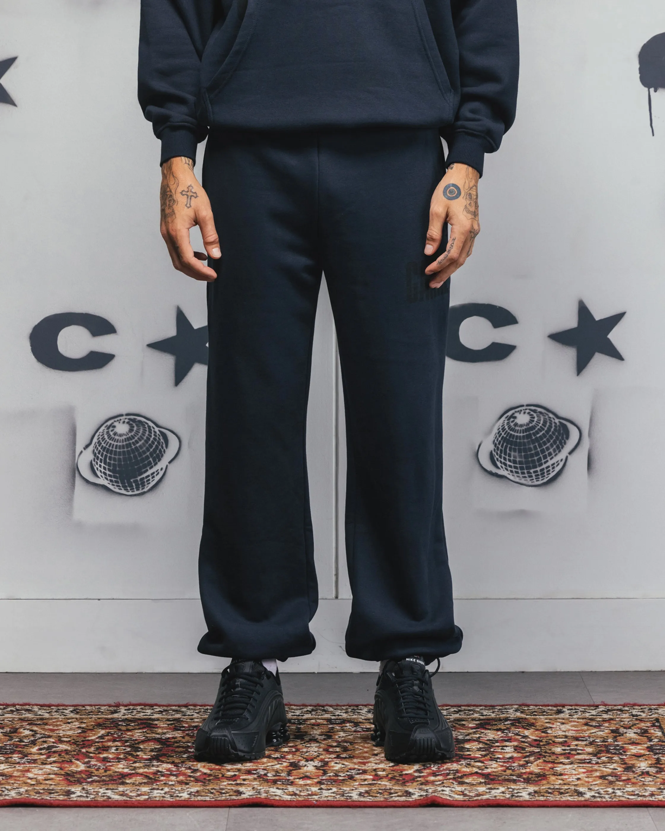 Carre Premium Essentials Track Pant Steel/Black