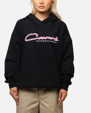 Carre Race Script Hoodie Black