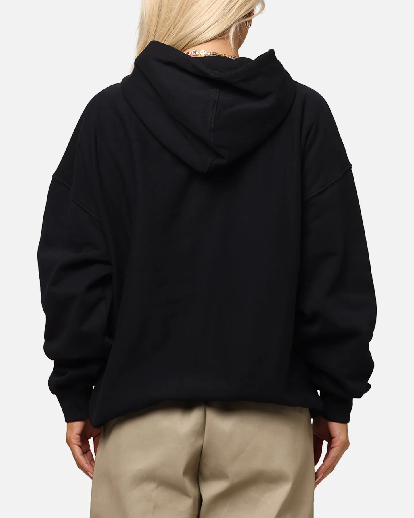 Carre Race Script Hoodie Black