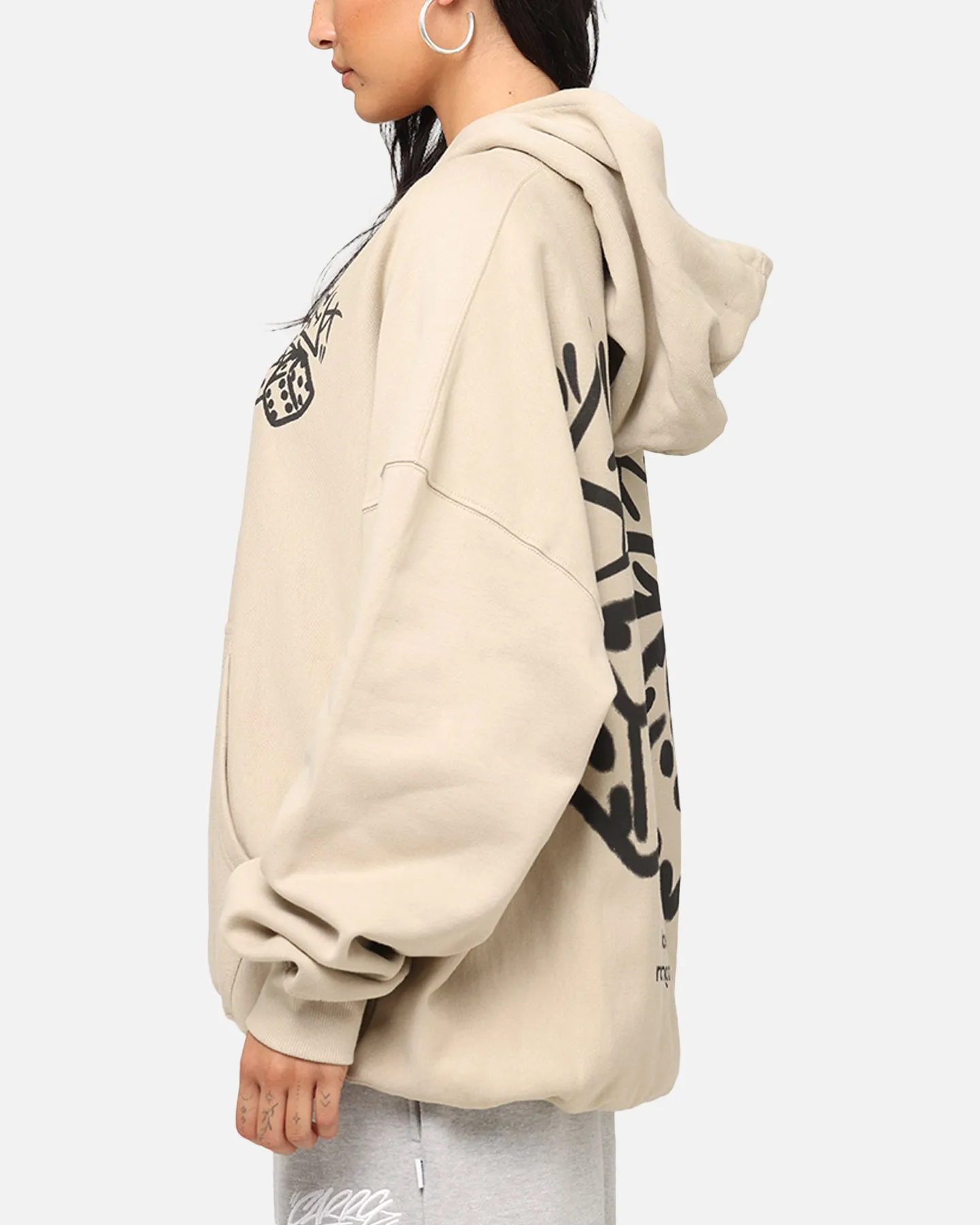 Carre Rolling Worldwide Hoodie Stone