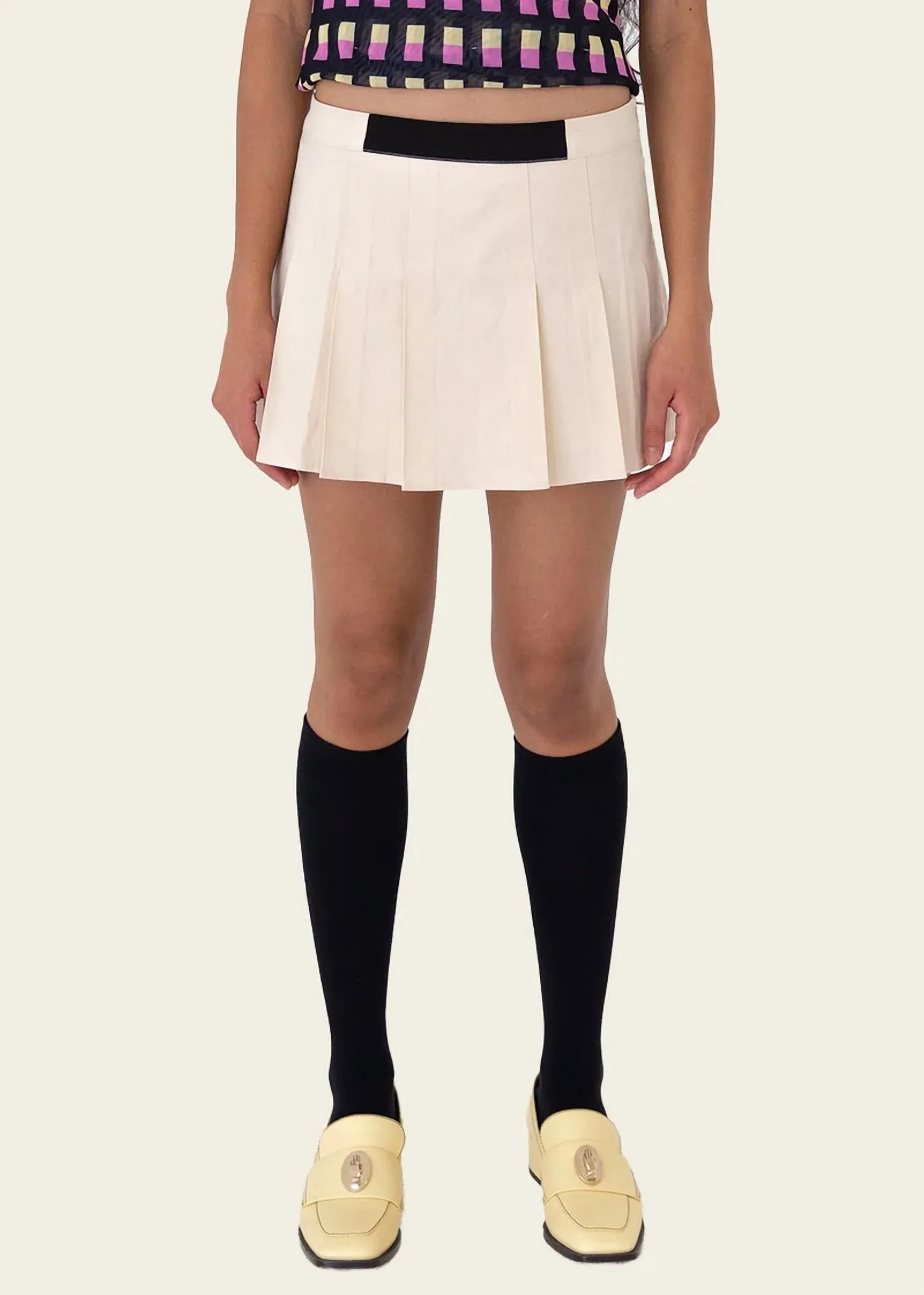 Carter Mini Skort In Fawn