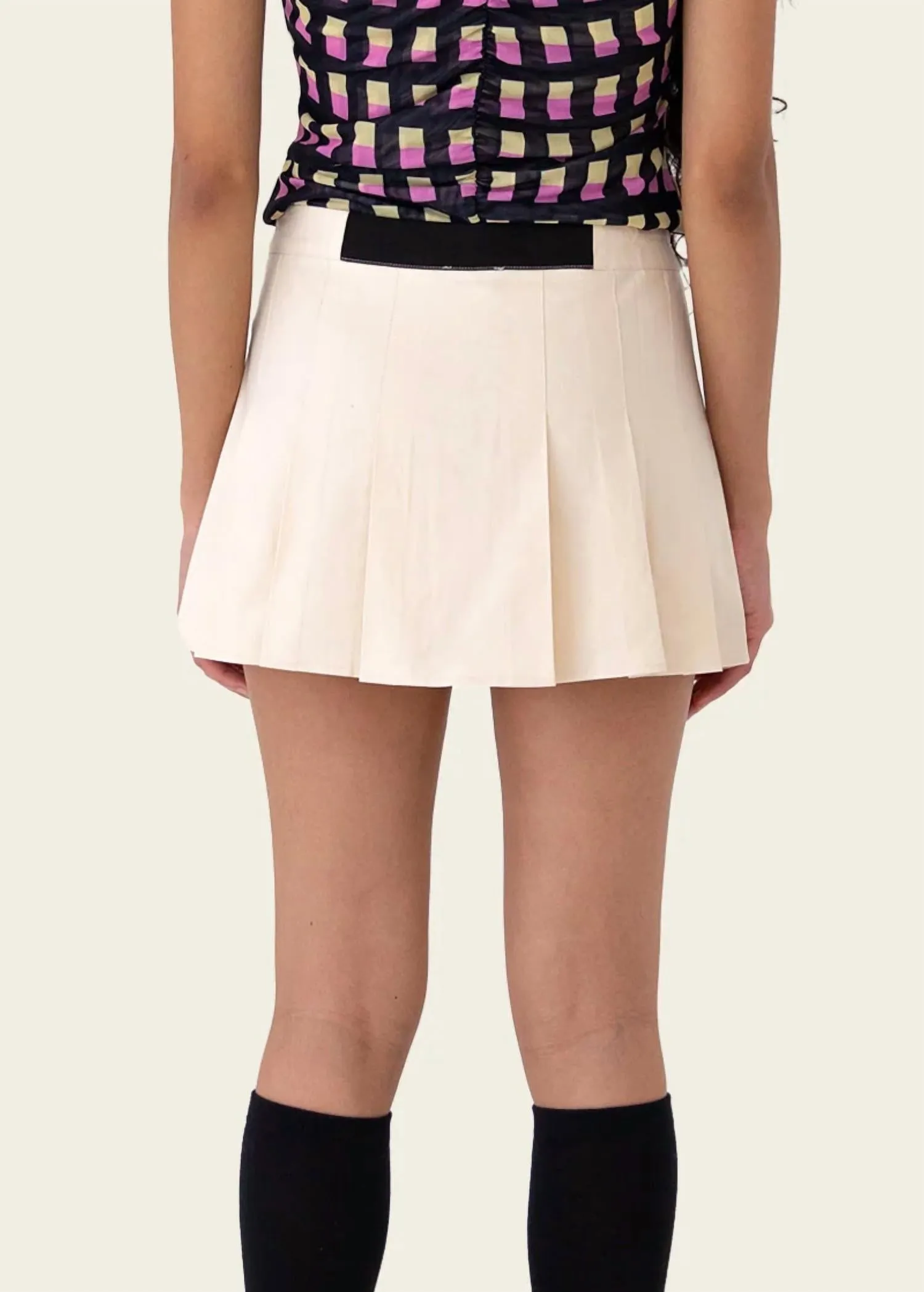 Carter Mini Skort In Fawn