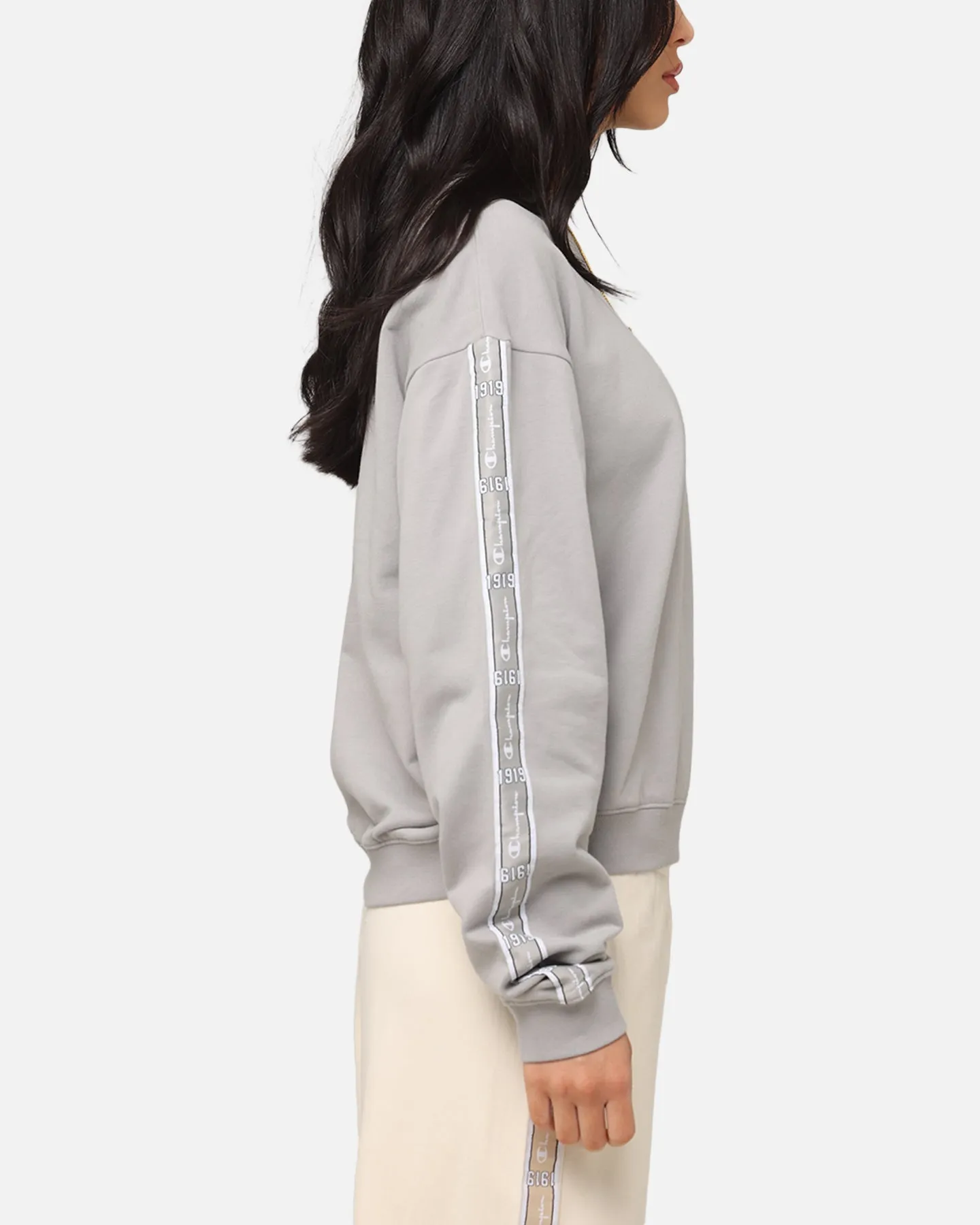 Champion Women's SPS Taping Crewneck Grey