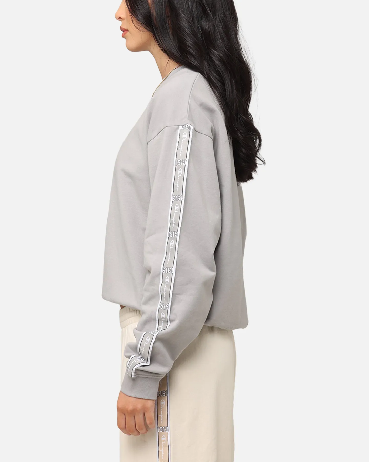 Champion Women's SPS Taping Crewneck Grey